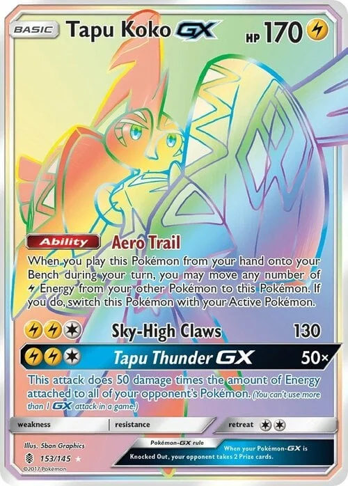 Tapu Koko GX — Guardians Rising