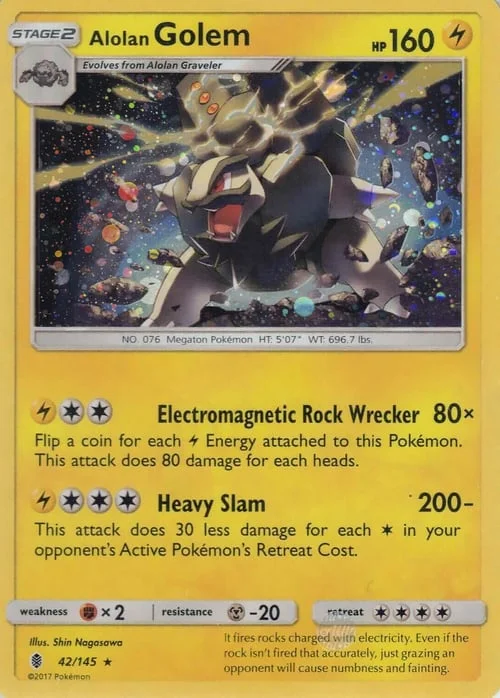 Alolan Golem — Theme Deck & Blisters Exclusives