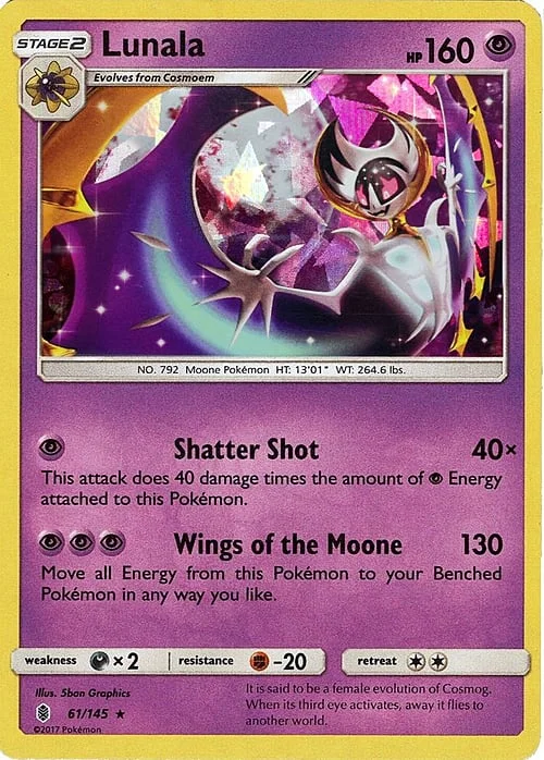 Lunala — Theme Deck & Blisters Exclusives