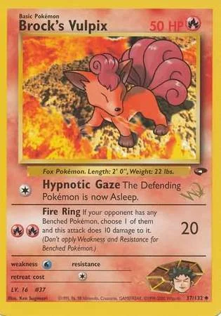 Brock's Vulpix — W Promos