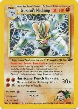 Giovanni's Machamp — Gym Challenge