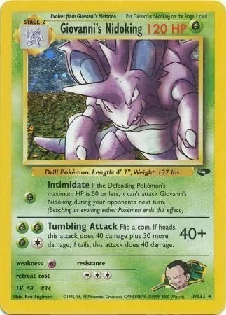 Giovanni's Nidoking — Gym Challenge