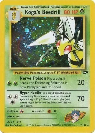 Koga's Beedrill — Gym Challenge
