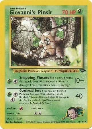 Giovanni's Pinsir — Gym Challenge