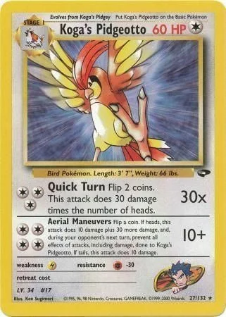 Koga's Pidgeotto — Gym Challenge