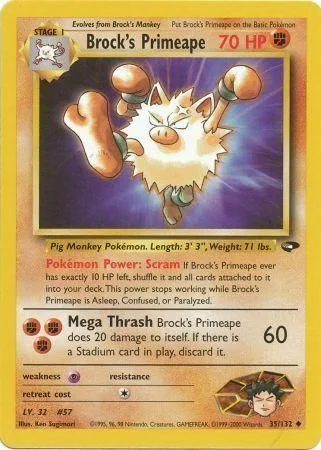 Brock's Primeape — Gym Challenge