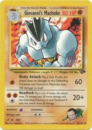Giovanni's Machoke — Gym Challenge