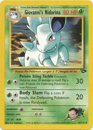 Giovanni's Nidorina — Gym Challenge