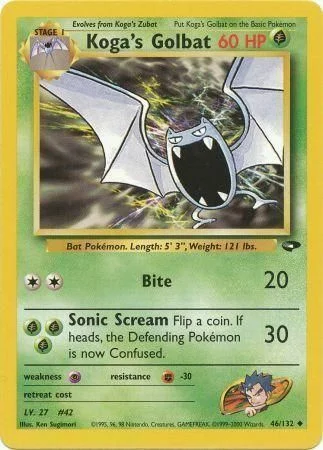 Koga's Golbat — Gym Challenge