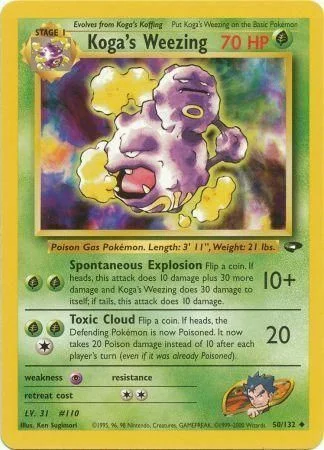 Koga's Weezing — Gym Challenge