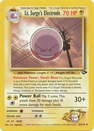 Lt. Surge's Electrode — Gym Challenge