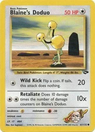 Blaine's Doduo — Gym Challenge