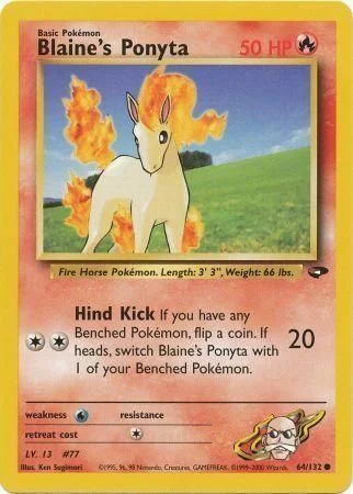 Blaine's Ponyta — Gym Challenge