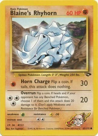 Blaine's Rhyhorn — Gym Challenge