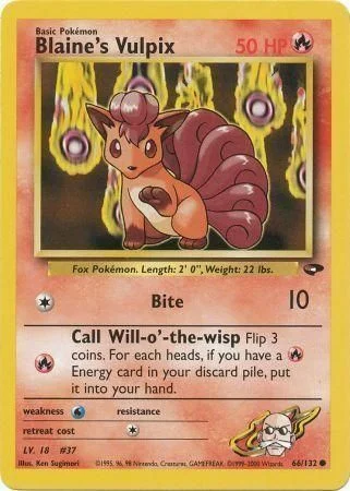 Blaine's Vulpix — Gym Challenge