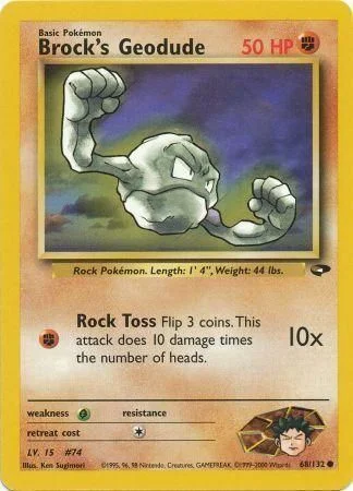 Brock's Geodude — Gym Challenge