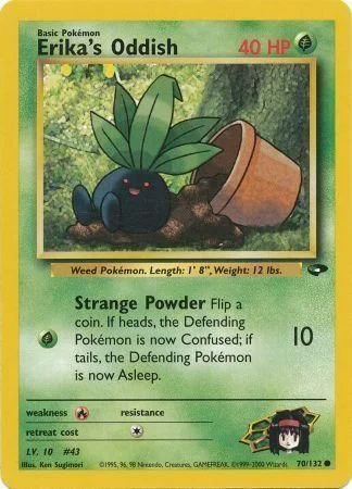 Erika's Oddish — Gym Challenge
