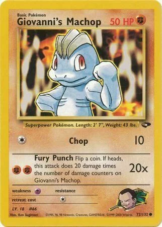 Giovanni's Machop — Gym Challenge