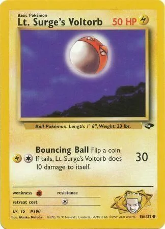 Lt. Surge's Voltorb — Gym Challenge