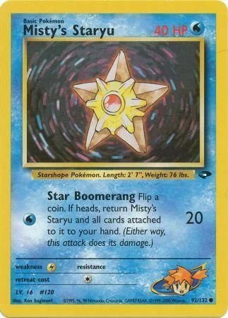 Misty's Staryu Lv.16 — Gym Challenge