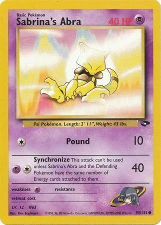 Sabrina's Abra — Gym Challenge