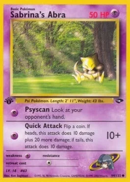 Sabrina's Abra — Gym Challenge
