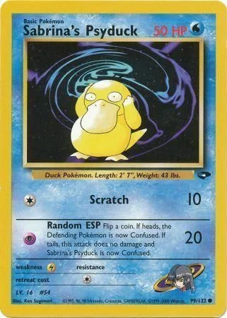 Sabrina's Psyduck — Gym Challenge