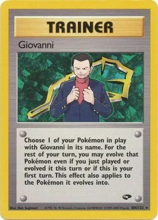 Giovanni — Gym Challenge