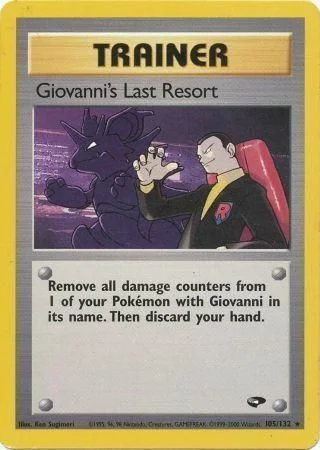Giovanni's Last Resort — Gym Challenge