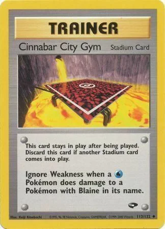 Cinnabar City Gym — Gym Challenge