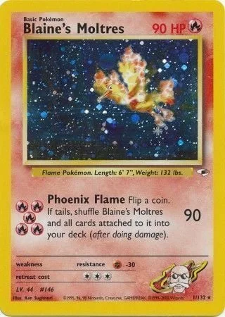 Blaine's Moltres — Gym Heroes