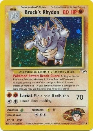 Brock's Rhydon — Gym Heroes