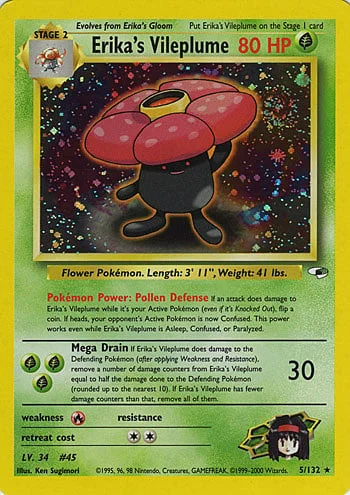 Erika's Vileplume — Gym Heroes