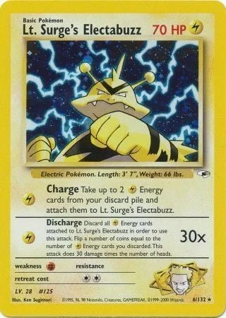 Lt. Surge's Electabuzz — Gym Heroes