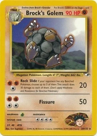 Brock's Golem — Gym Heroes