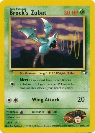 Brock's Zubat — Gym Heroes
