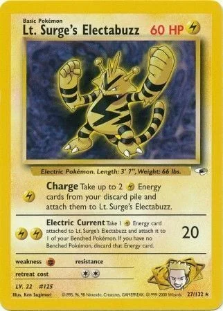 Lt. Surge's Electabuzz — Gym Heroes