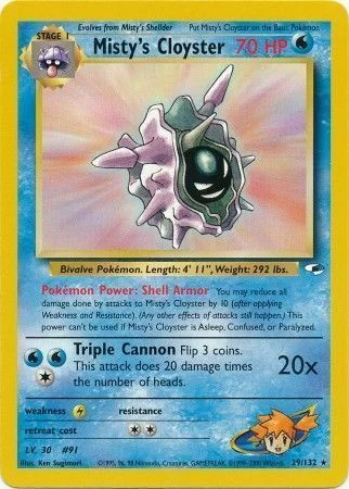 Misty's Cloyster — Gym Heroes
