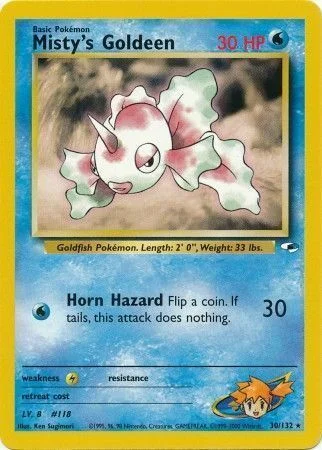 Misty's Goldeen Lv.8 — Gym Heroes