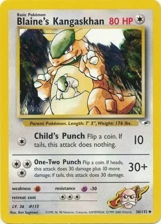 Blaine's Kangaskhan — Gym Heroes