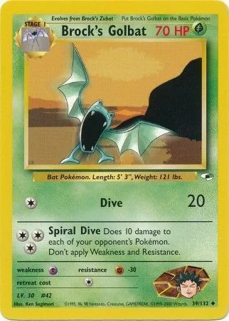 Brock's Golbat — Gym Heroes