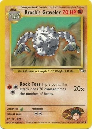 Brock's Graveler — Gym Heroes