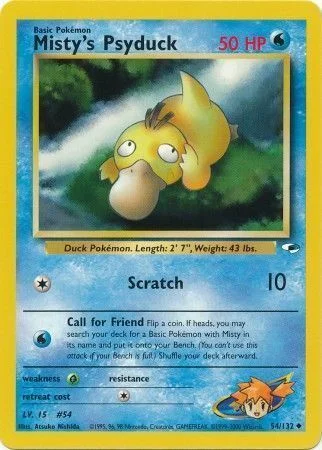 Misty's Psyduck Lv.15 — Gym Heroes