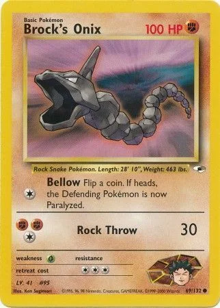 Brock's Onix — Gym Heroes