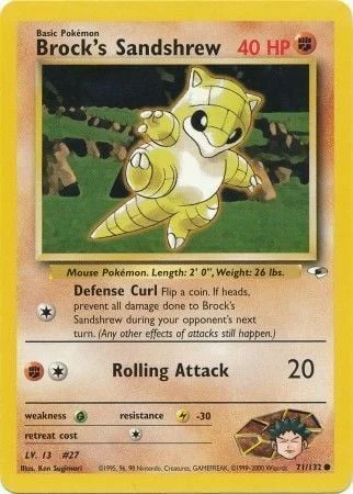 Brock's Sandshrew — Gym Heroes