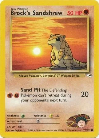 Brock's Sandshrew — Gym Heroes
