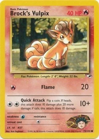 Brock's Vulpix — Gym Heroes