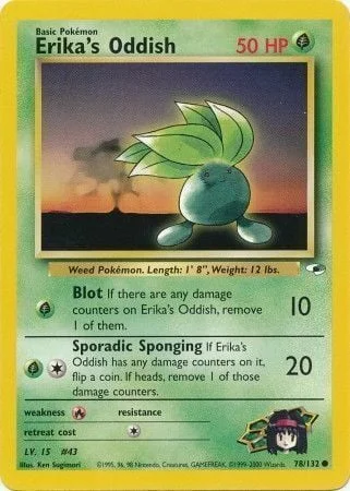 Erika's Oddish — Gym Heroes