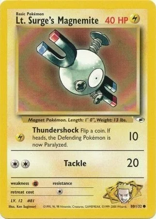 Lt. Surge's Magnemite — Gym Heroes