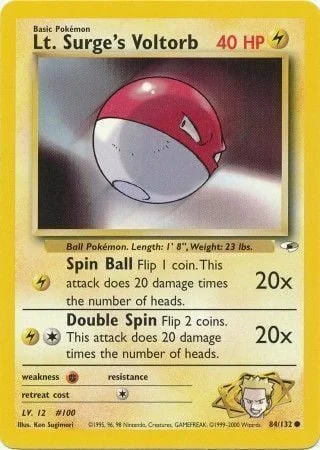 Lt. Surge's Voltorb — Gym Heroes